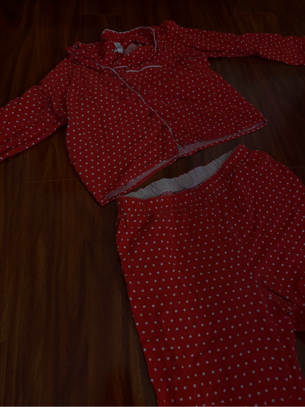 Forever 21 Kids Red Polka Dot Pajama Set